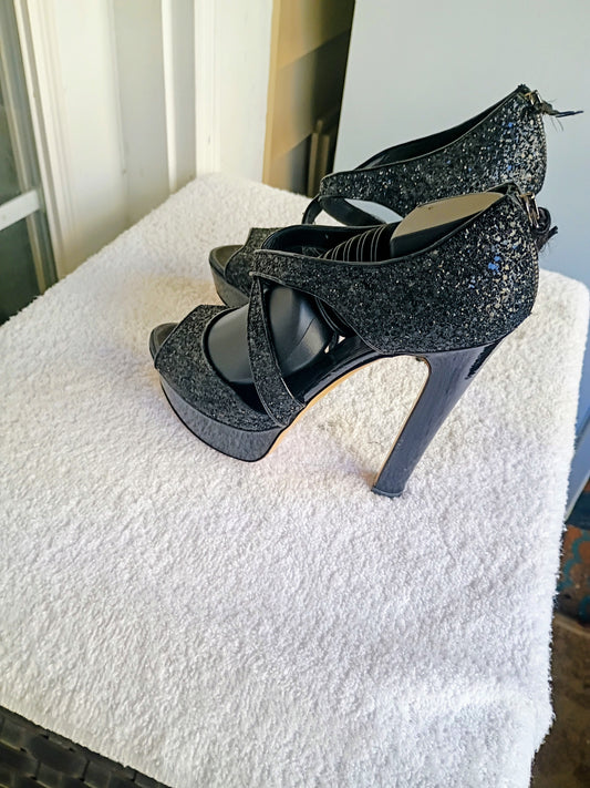 Miu Miu Strappy Black Heels – Authentic Pre-Owned – Size 40 / US 9